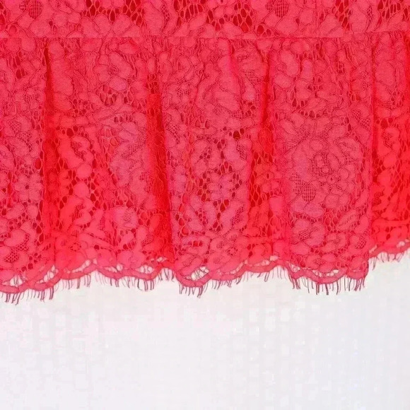 NWT RSVP by Talbots Size 18 pink sleeveless lace ruffle bottom blouse - Picture 4 of 15